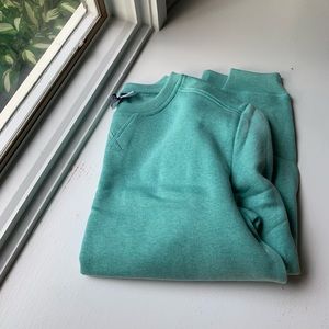 Karen Scott Teal Aqua Sweatshirt